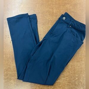 Lululemon ABC Slim Pants Men’s 31x32 Navy Stretch Warpstream Chino